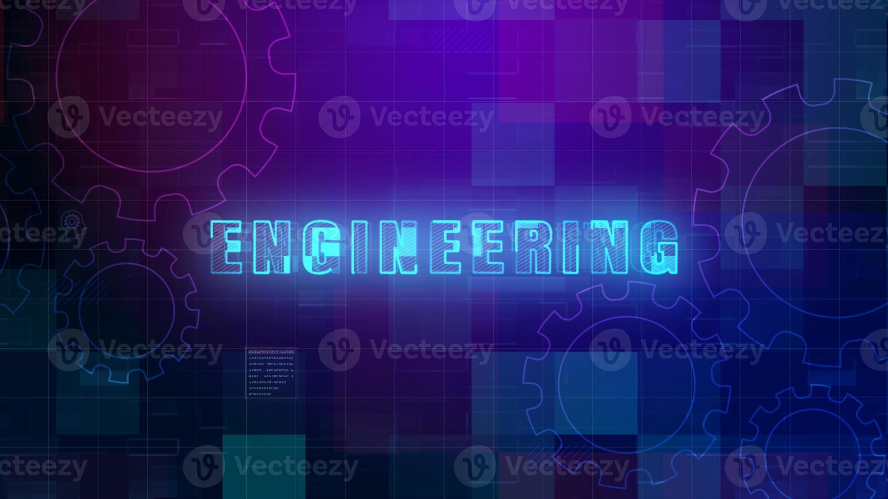 Engineering Text, Technology digital data futuristic abstract background. photo