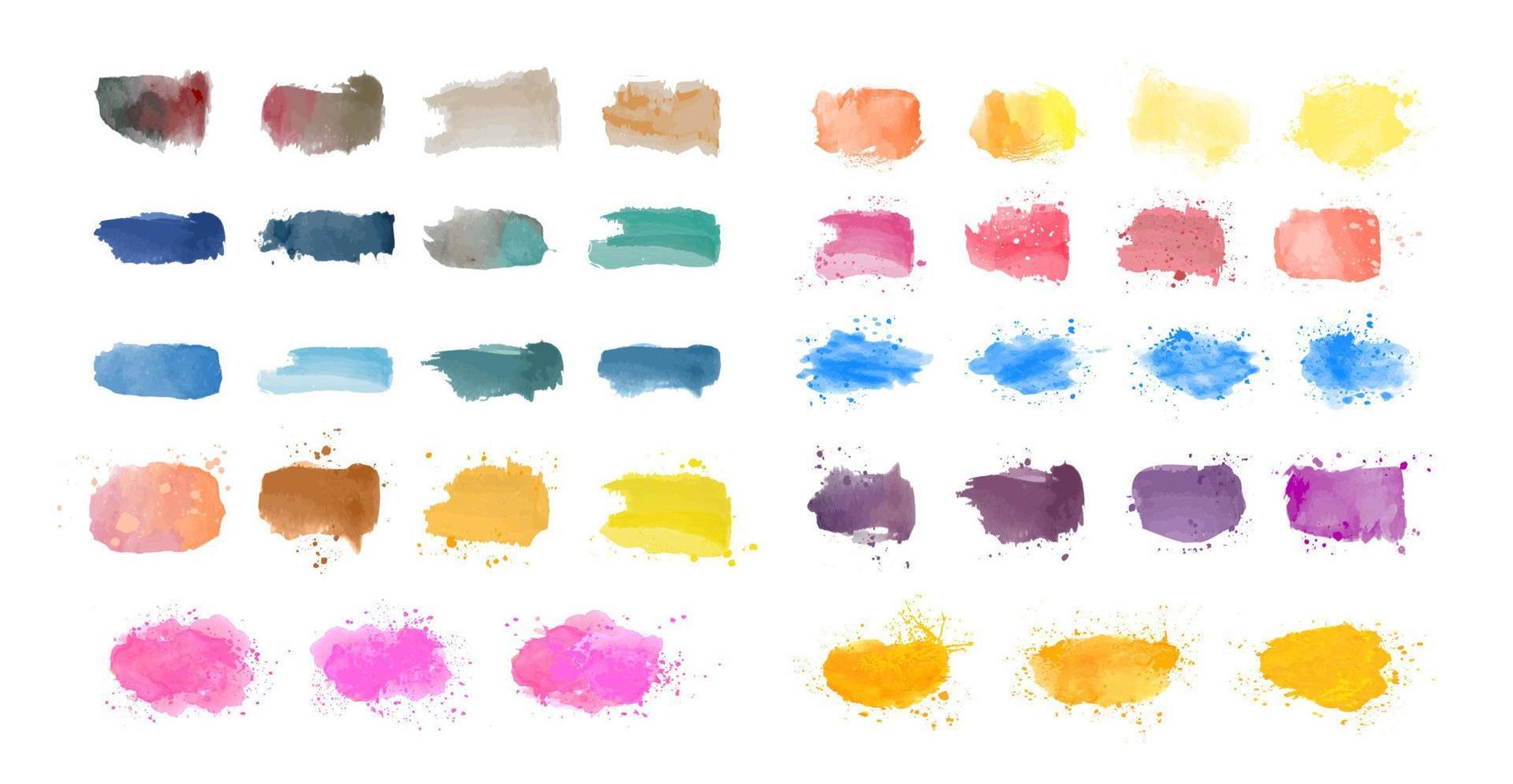 Elegant colorful splash watercolor background. Vector. vector