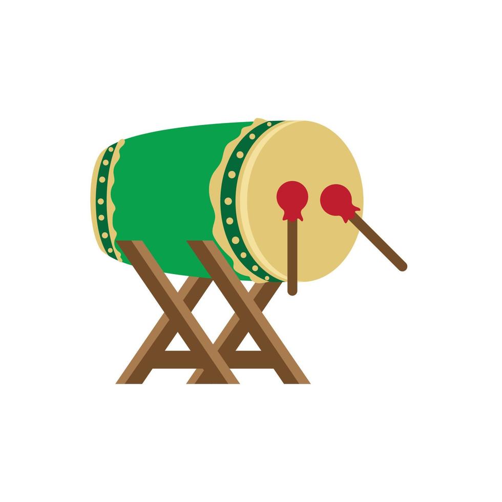 Islamic drum icon vector