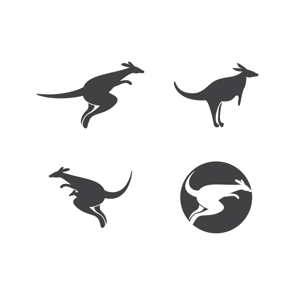 Kangaroo illustration design vector