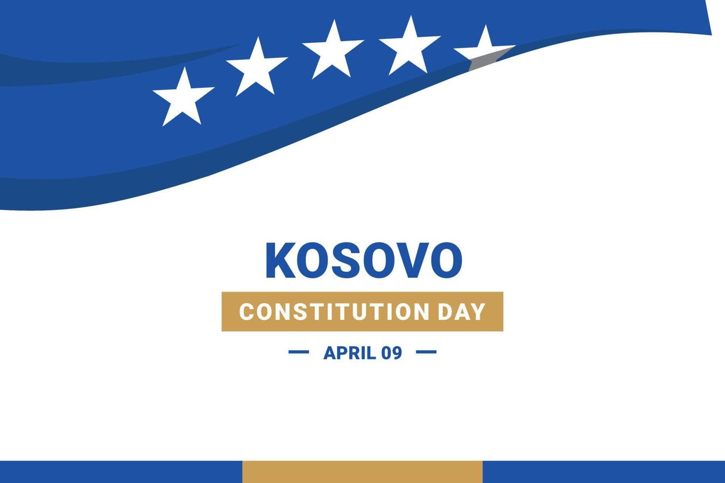 Kosovo Constitution Day vector