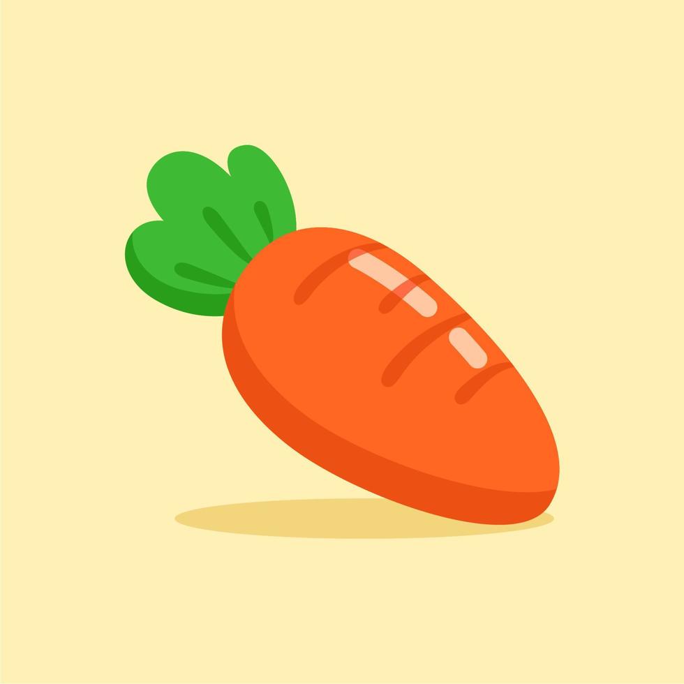 Illustration vector graphic of carrot