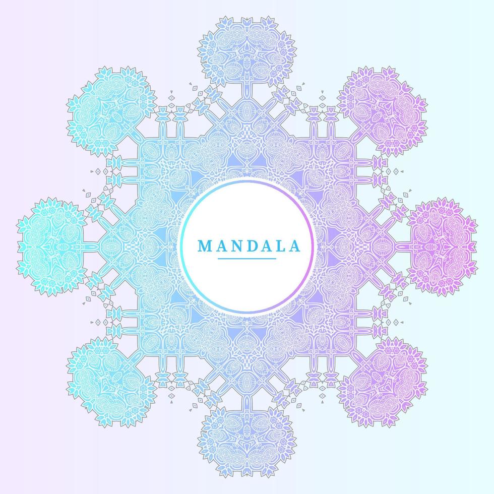 gradient mandala vector for beautiful design