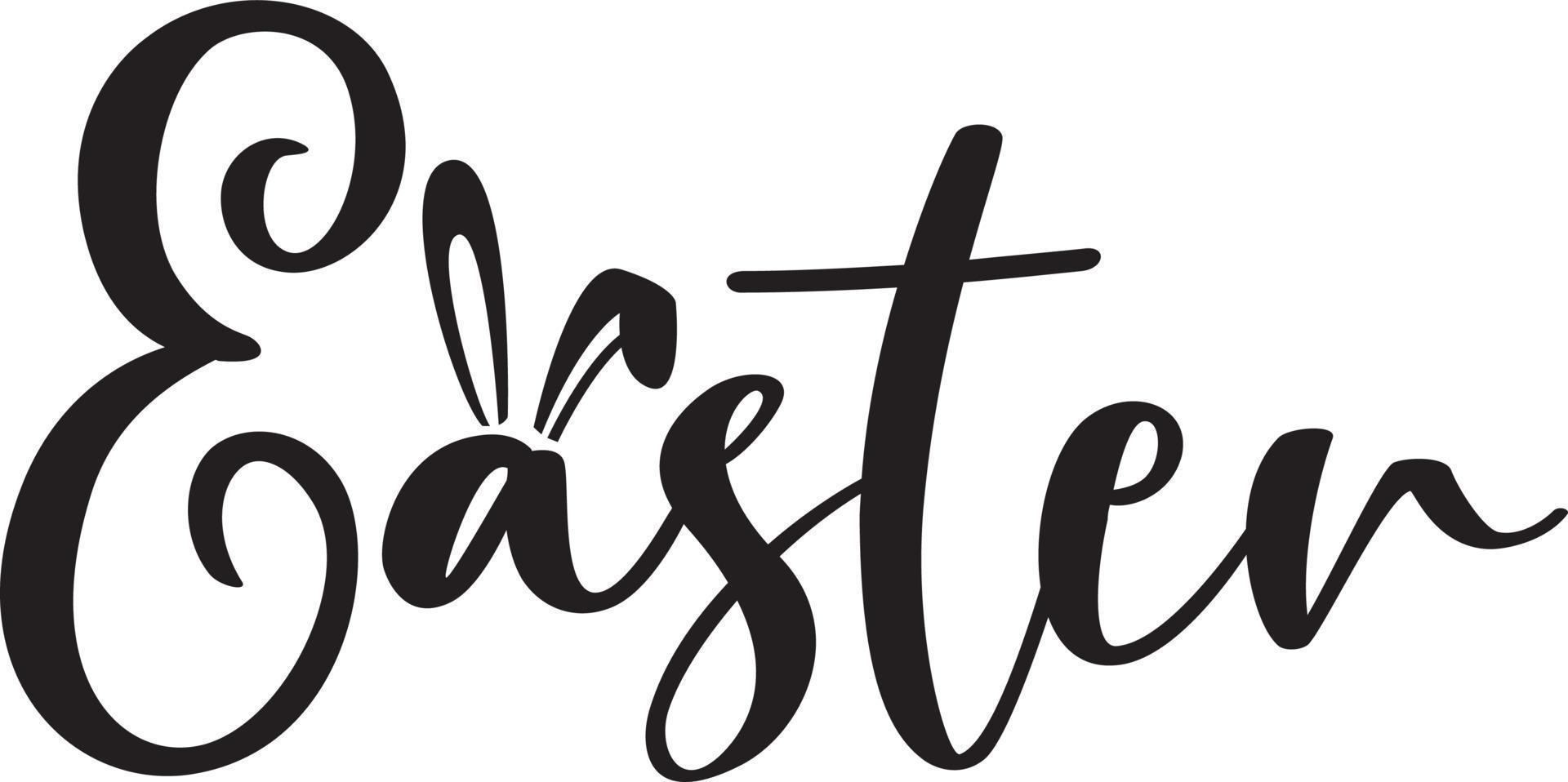 Easter Bunny Word File vector