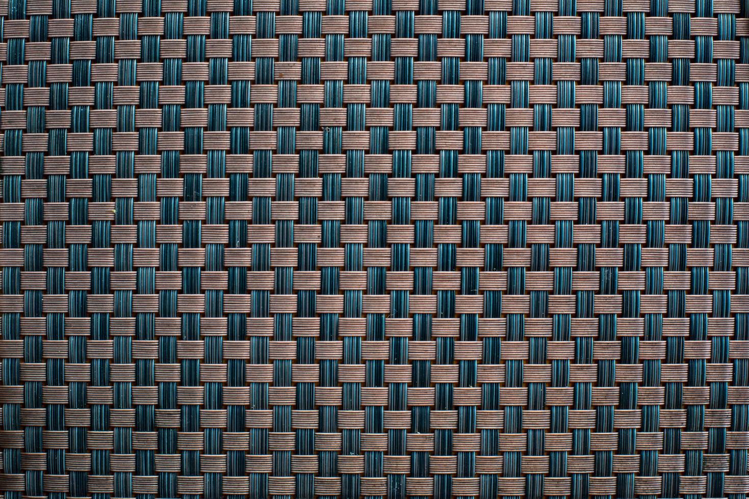 Close up of abstract pattern and textured of table mat background. photo