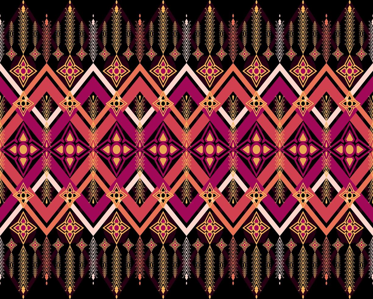 Native-style Geometric Pattern Designs are used to Destroy Fabrics, Backgrounds, and Accessories. photo
