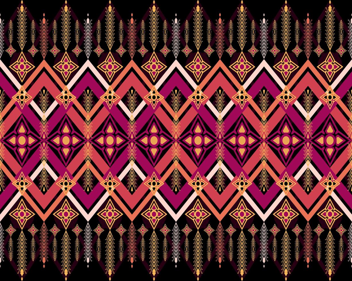 Native-style Geometric Pattern Designs are used to Destroy Fabrics, Backgrounds, and Accessories. photo