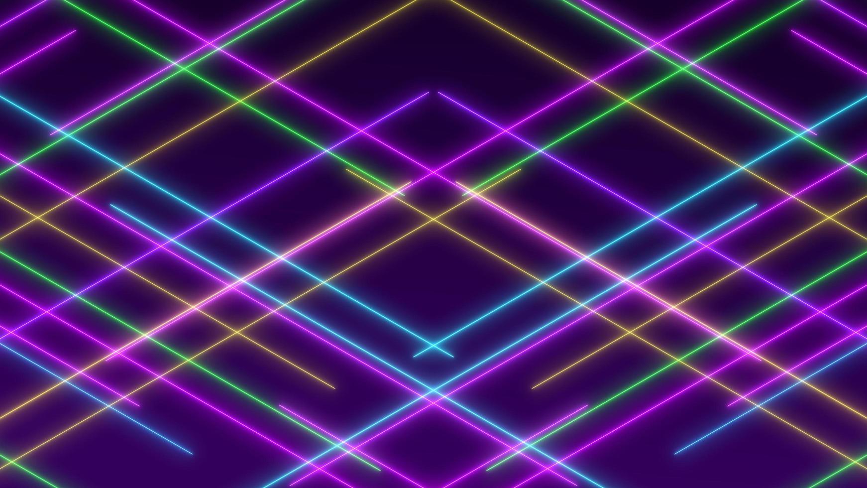 Abstract Laser Neon bright background. photo