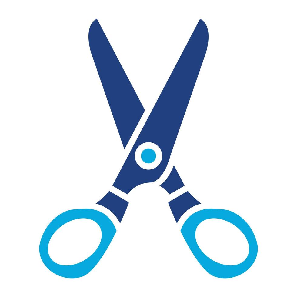 Scissor Glyph Icon vector