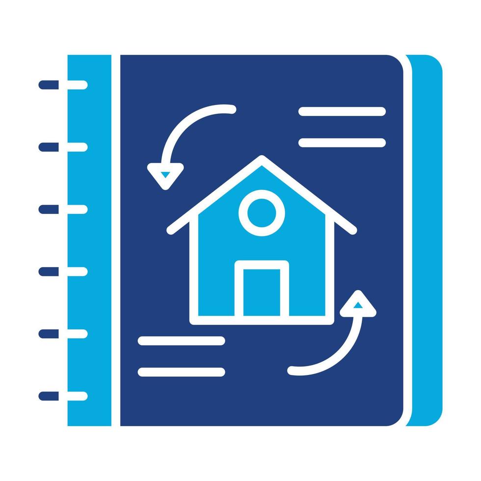 Engineering Sketch Glyph Icon vector