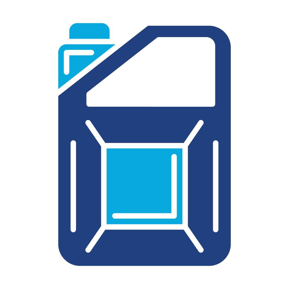 Jerrycan Glyph Icon vector