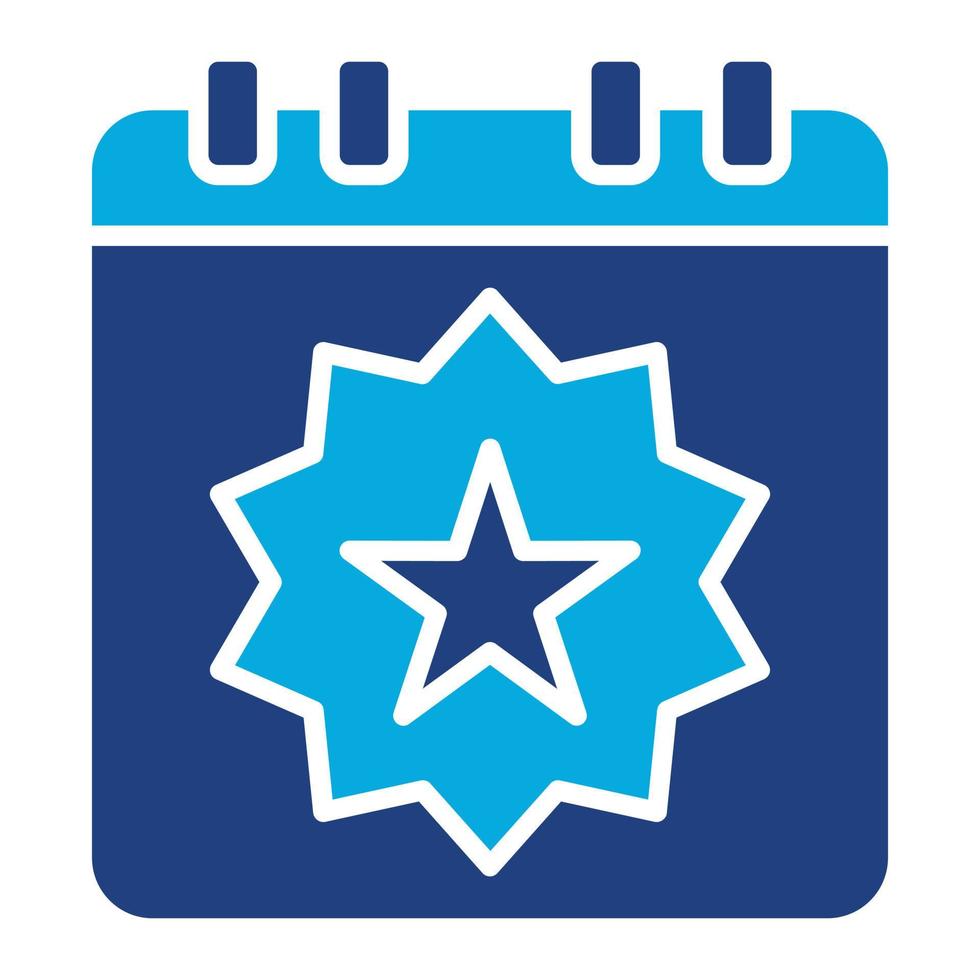 Event Glyph Twob Color Icon vector