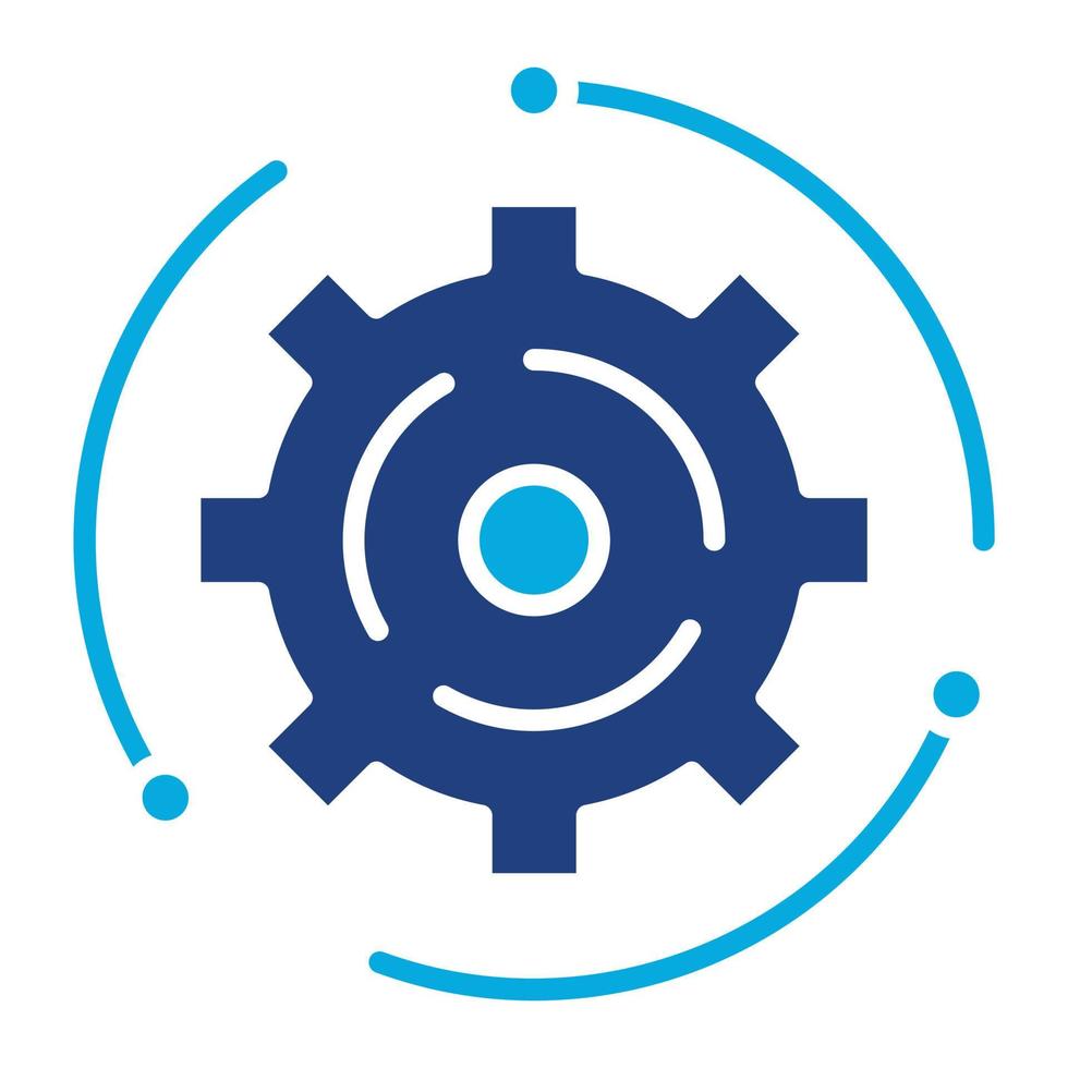 Automate Glyph Twob Color Icon vector