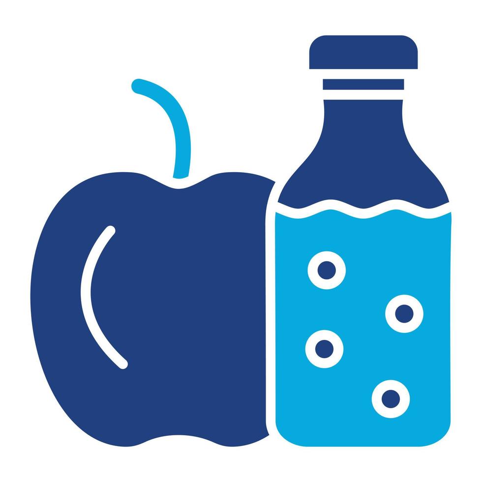Healthy Food Glyph Twob Color Icon vector