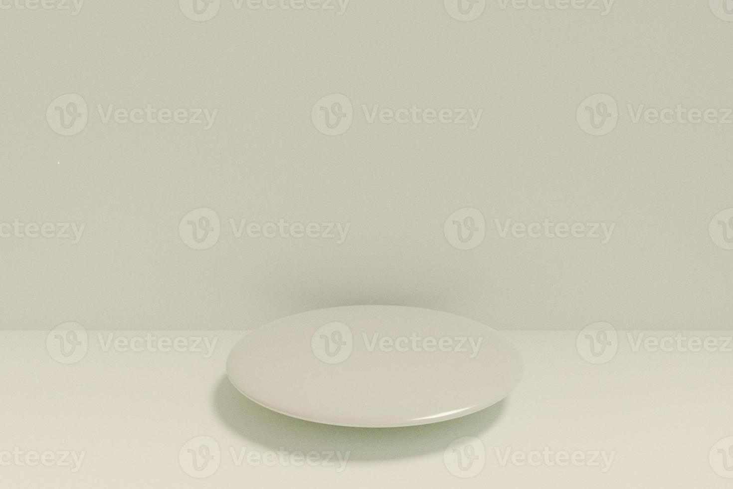 3D rendering scene with podium and abstract background. podium for cosmetic product presentation. photo