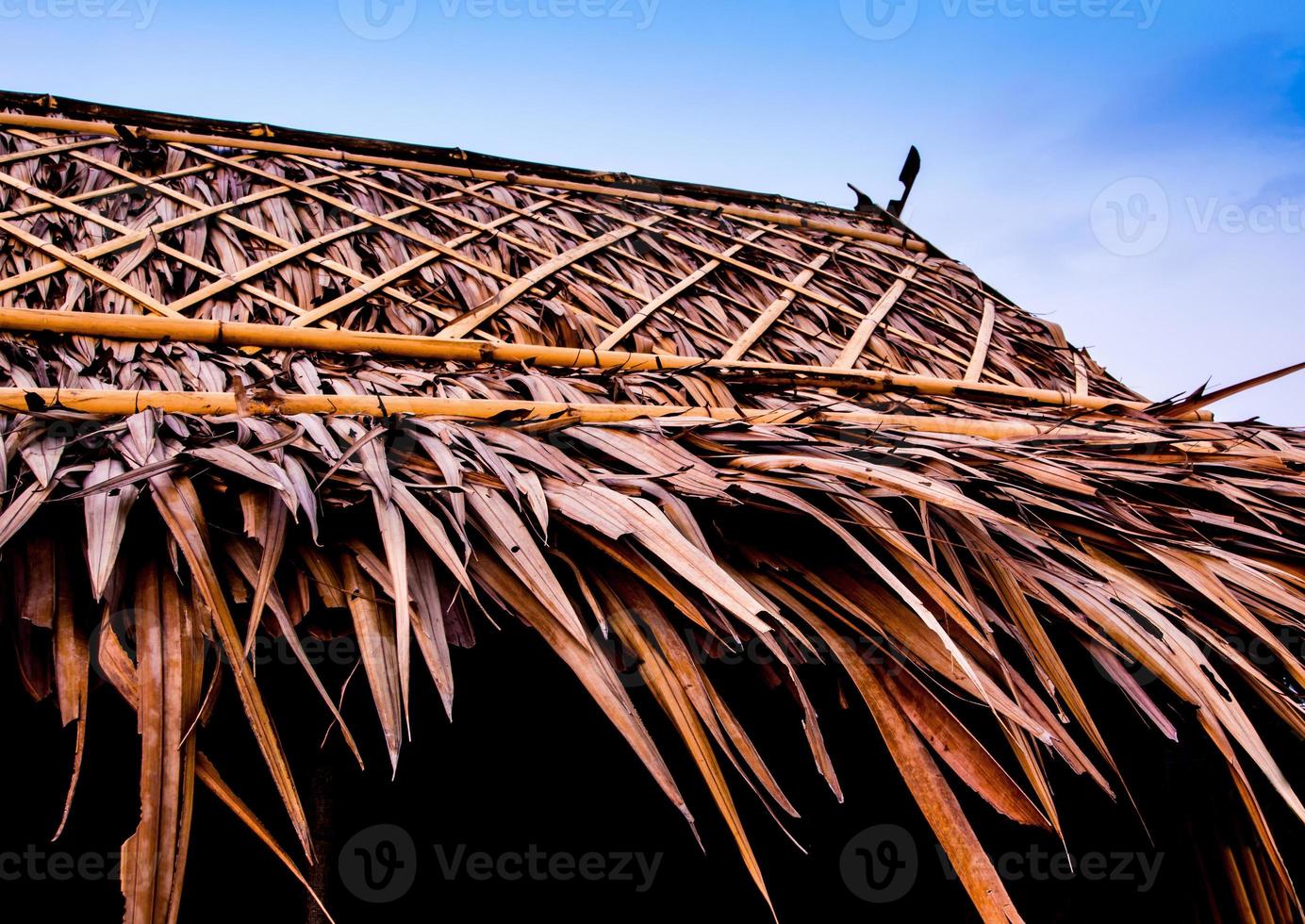 Roofs made from the blade of grass photo