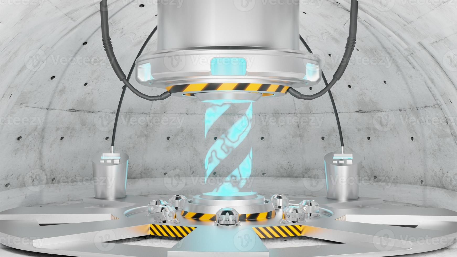 Spaceship Corridor is a stock motion graphics video that shows the interior of a moving spaceship. The POV moves along the corridor. 3D render photo