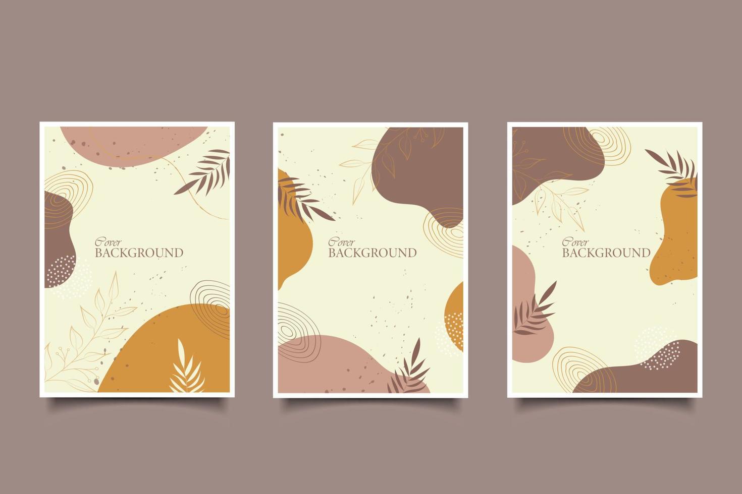 Hand draw abstract minimalist cover background vector