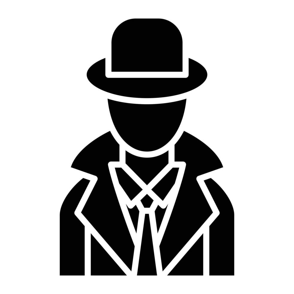 Espionage Glyph Icon vector
