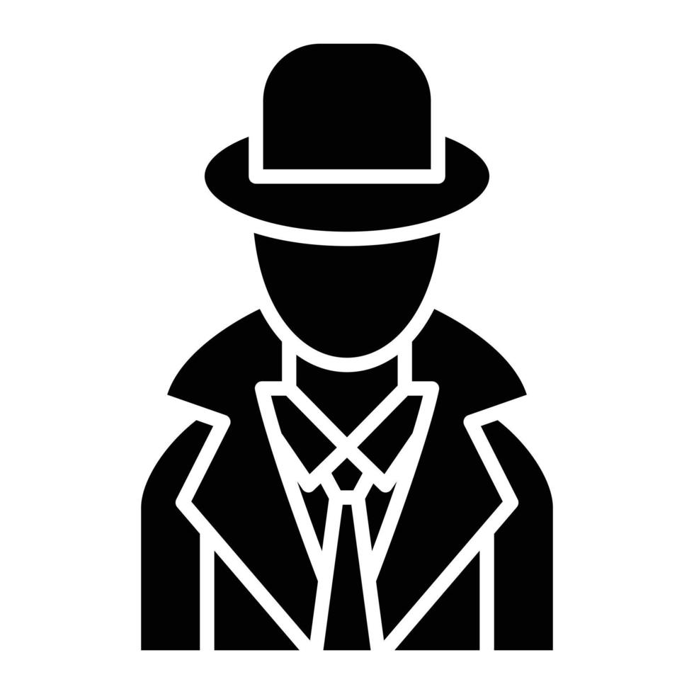 Espionage Glyph Icon vector