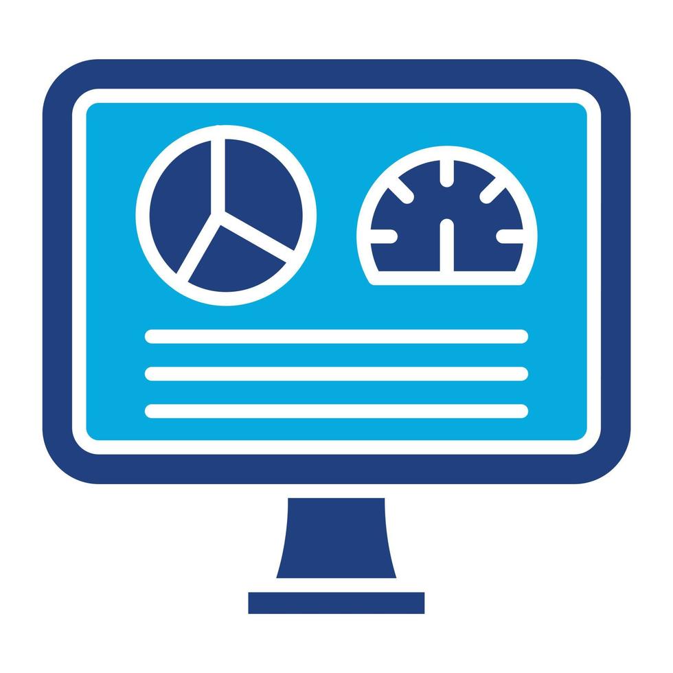 Dashboard Glyph Twob Color Icon vector