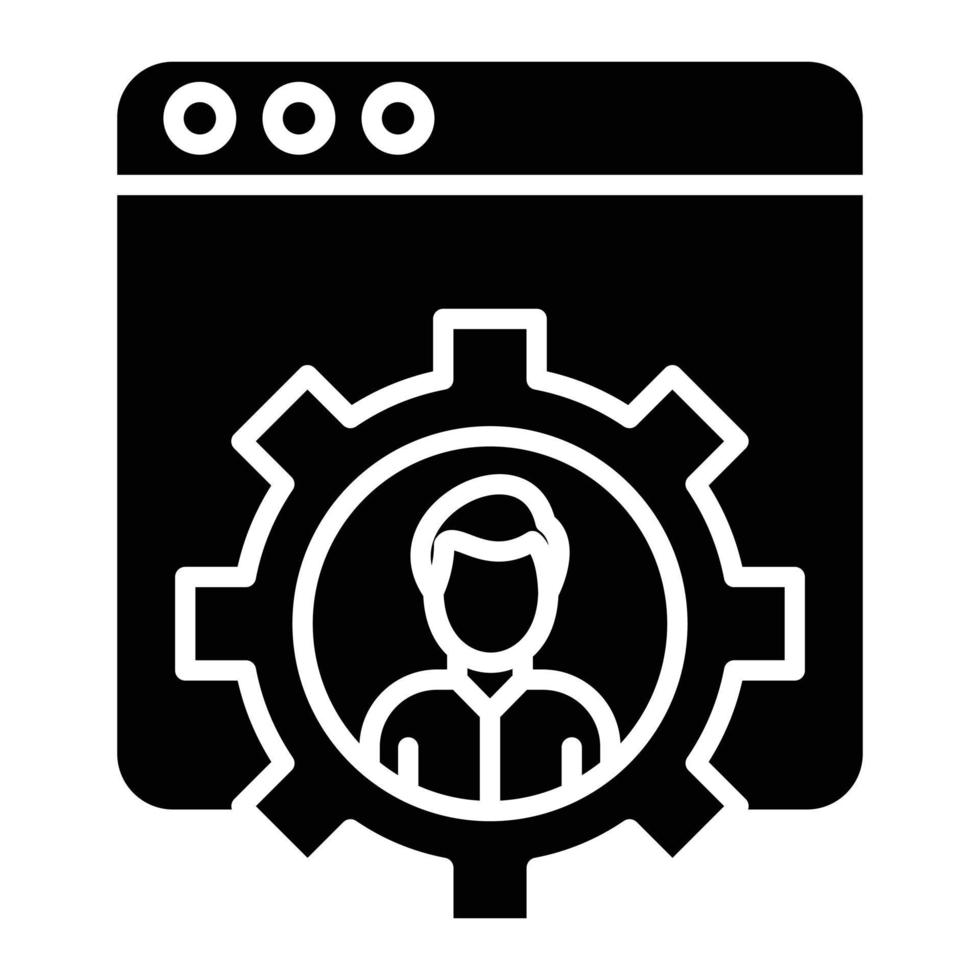 Development Glyph Icon vector