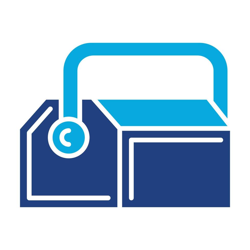 Toolbox Glyph Icon vector