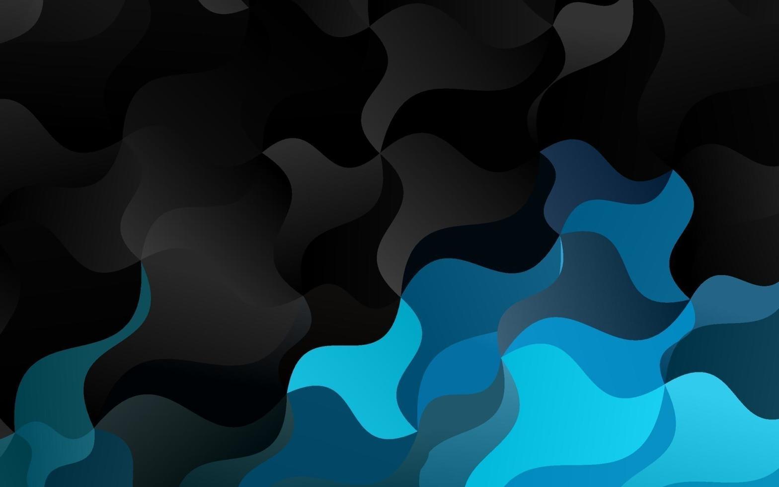 Light BLUE vector pattern with liquid shapes.