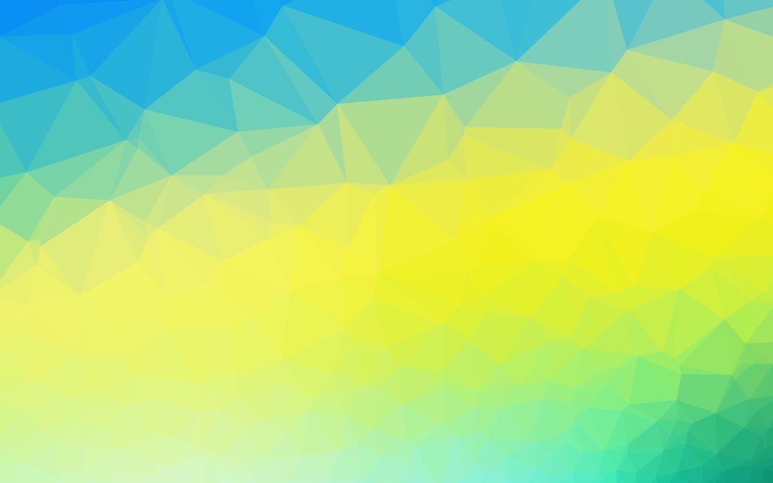 Light Blue, Yellow vector abstract mosaic pattern.