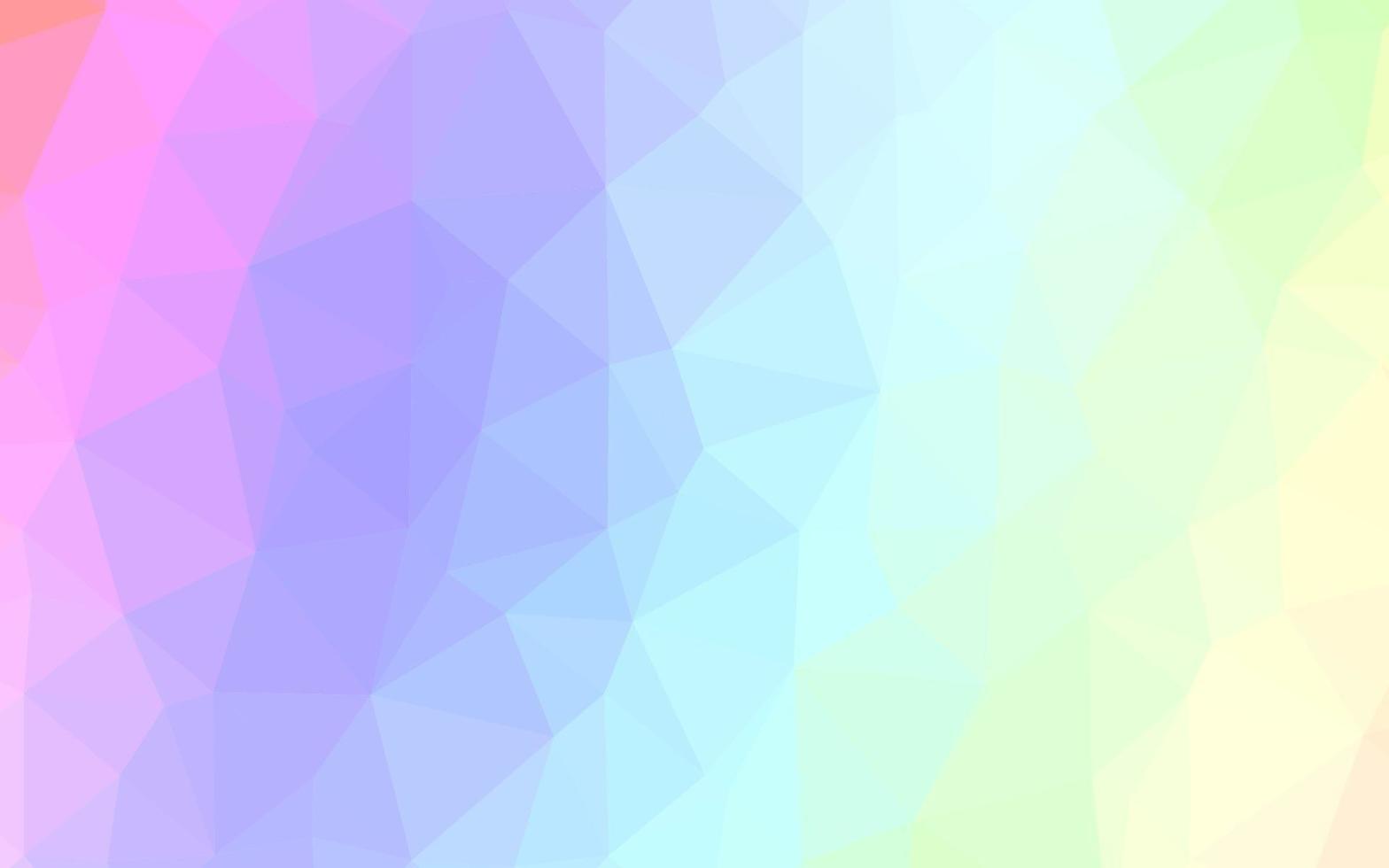Light Multicolor, Rainbow vector triangle mosaic texture.