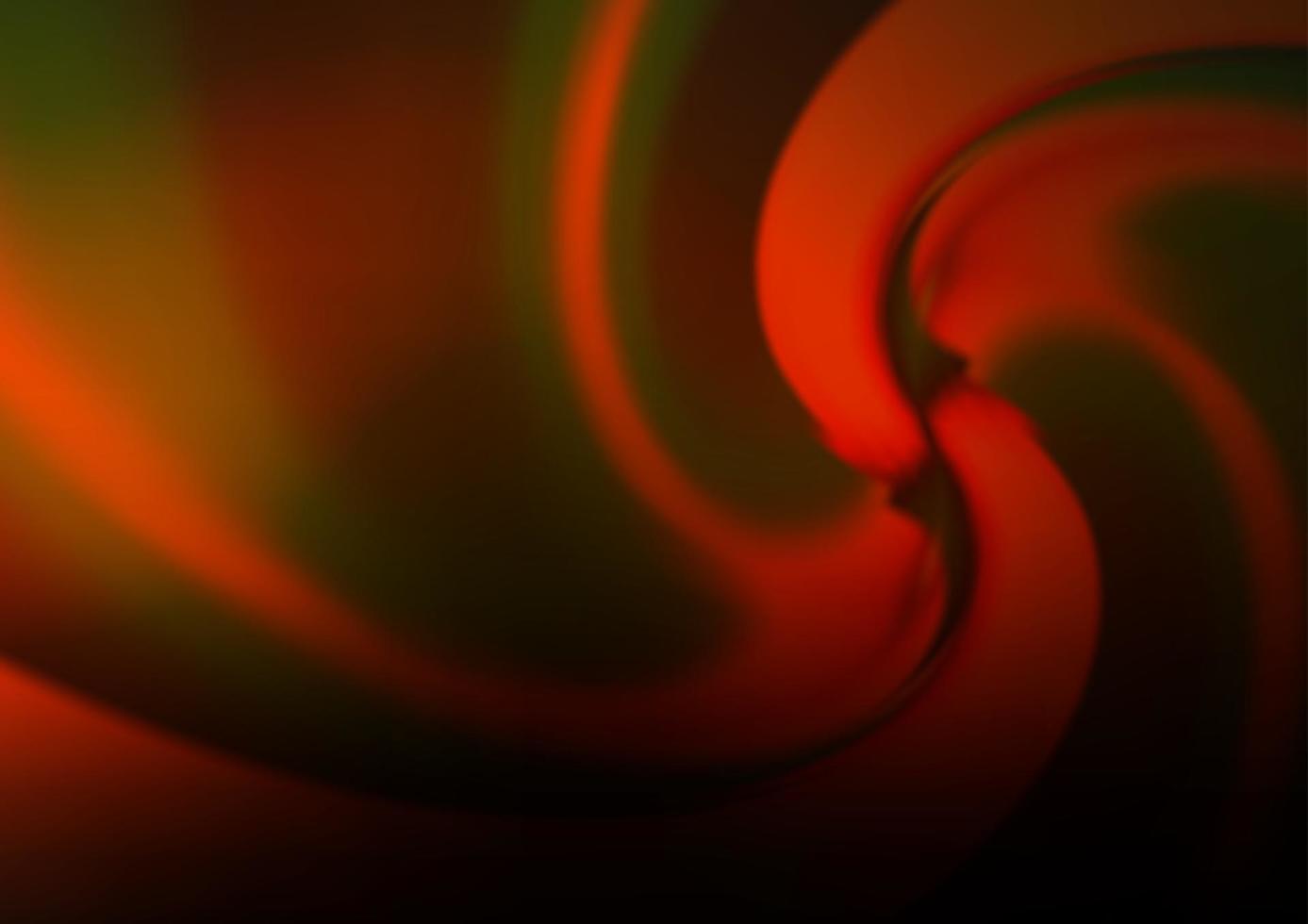 Dark Orange vector background with lava shapes.