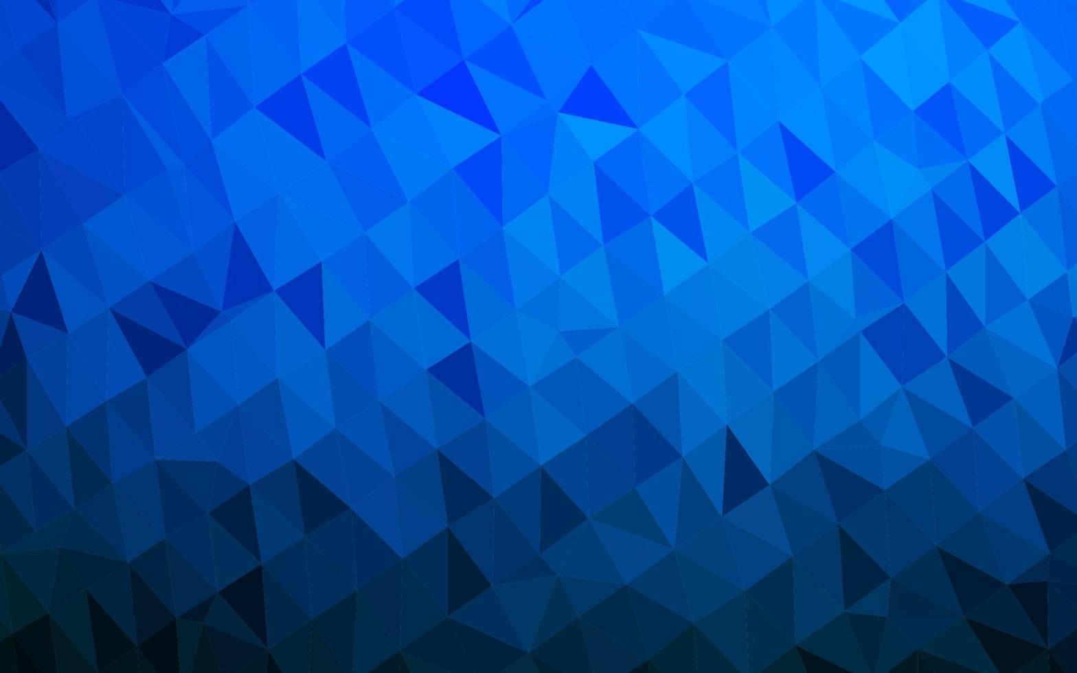 Dark BLUE vector abstract polygonal layout.