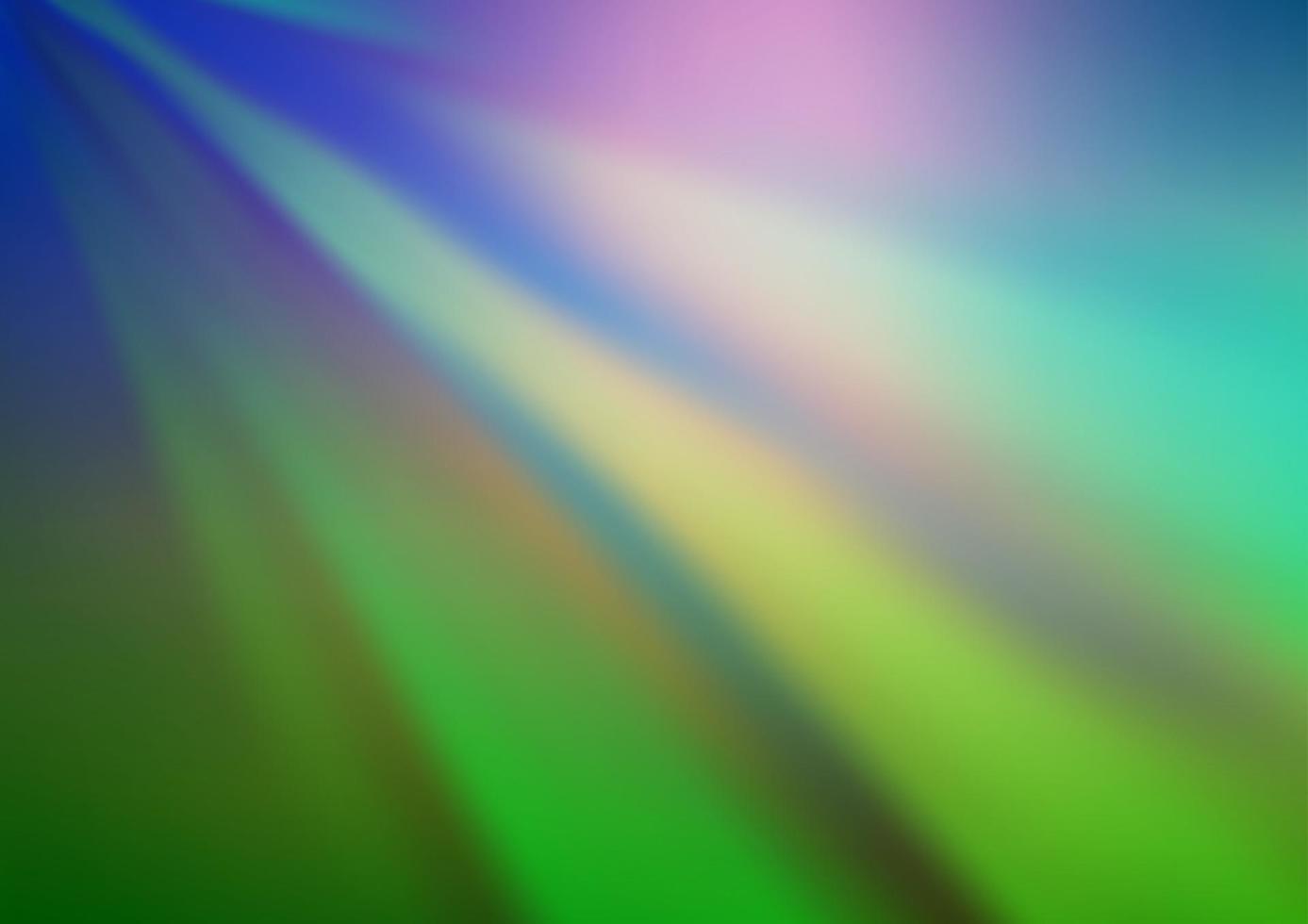 Light Blue, Green vector blurred bright background.