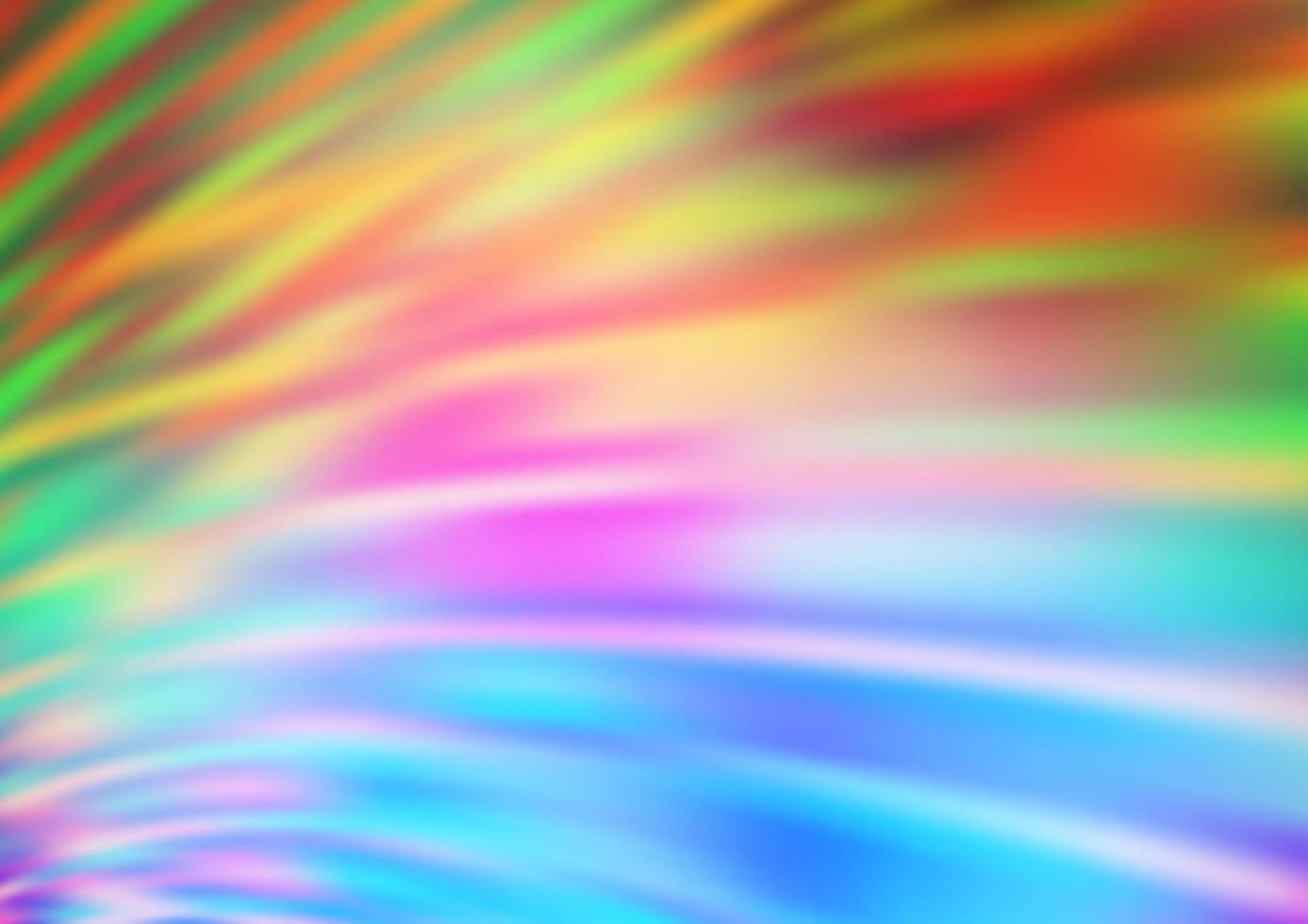 multicolor claro, plantilla de bokeh de vector de arco iris.