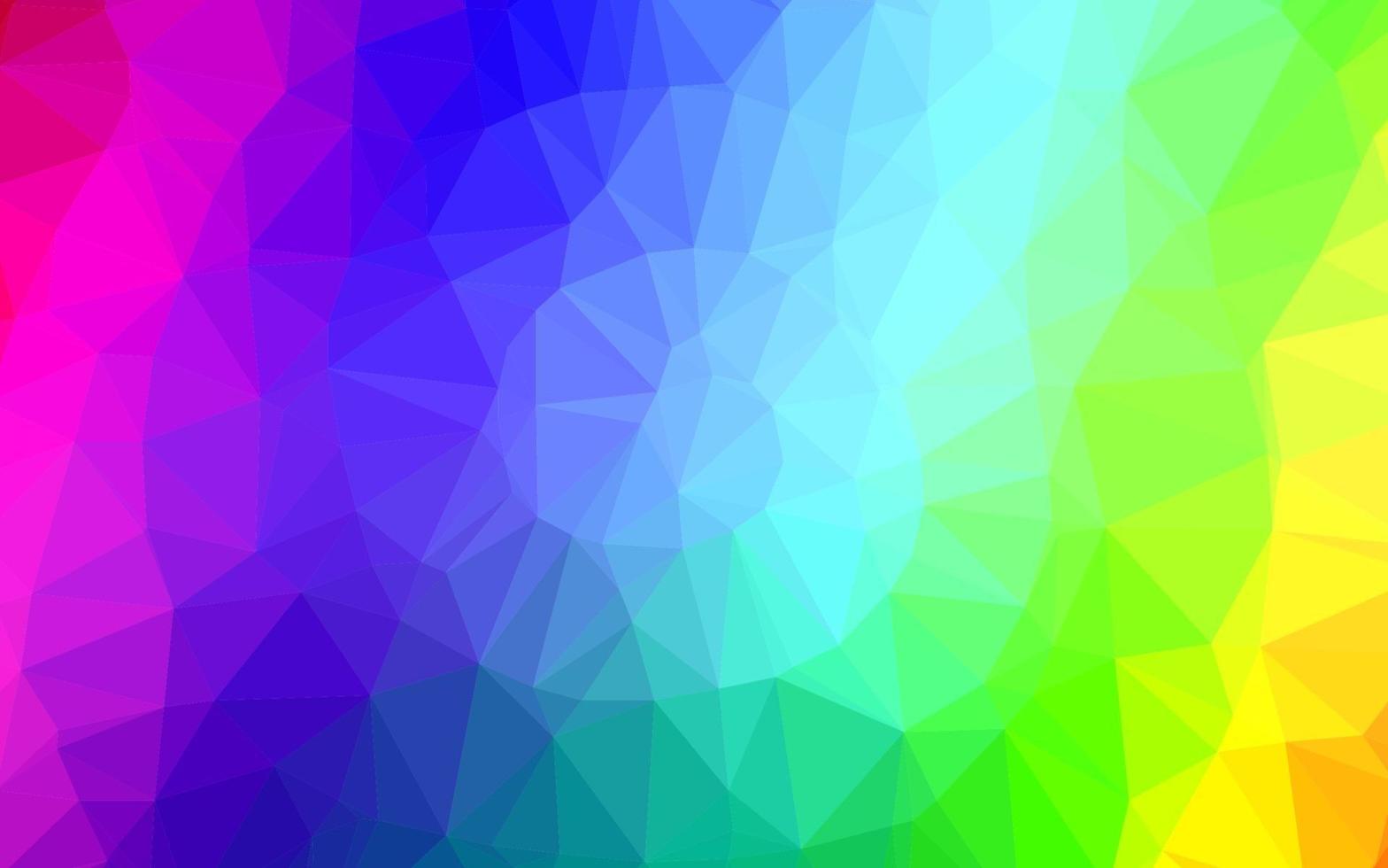 Light Multicolor, Rainbow vector abstract mosaic background.