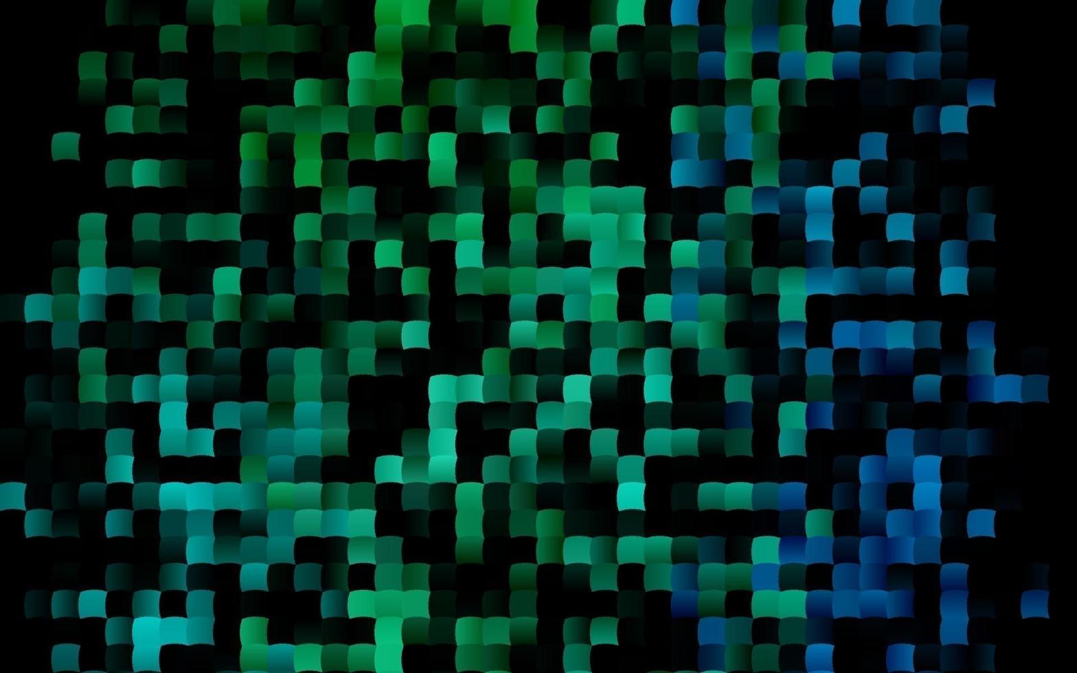 cubierta de vector azul oscuro, verde en estilo poligonal.