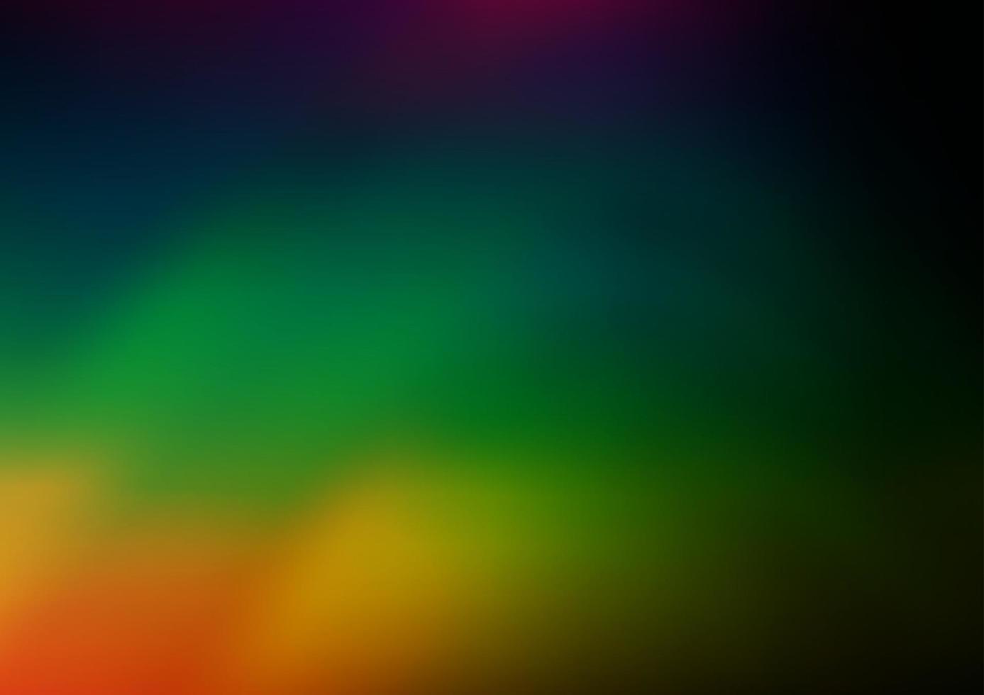 Dark Multicolor, Rainbow vector bokeh and colorful pattern.