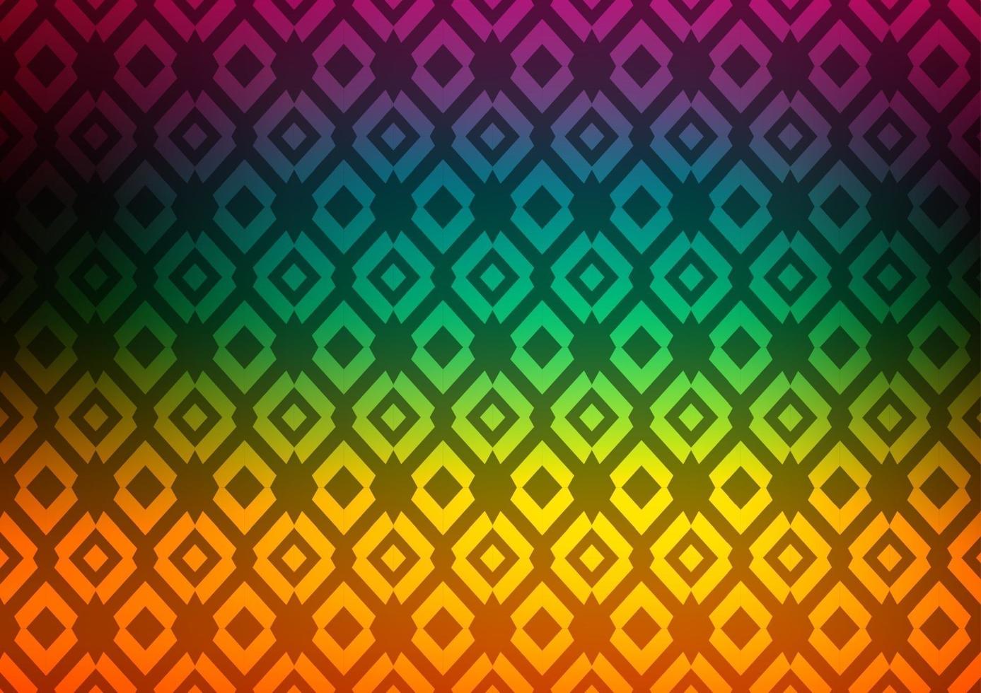 Dark Multicolor, Rainbow vector layout with lines, rectangles.