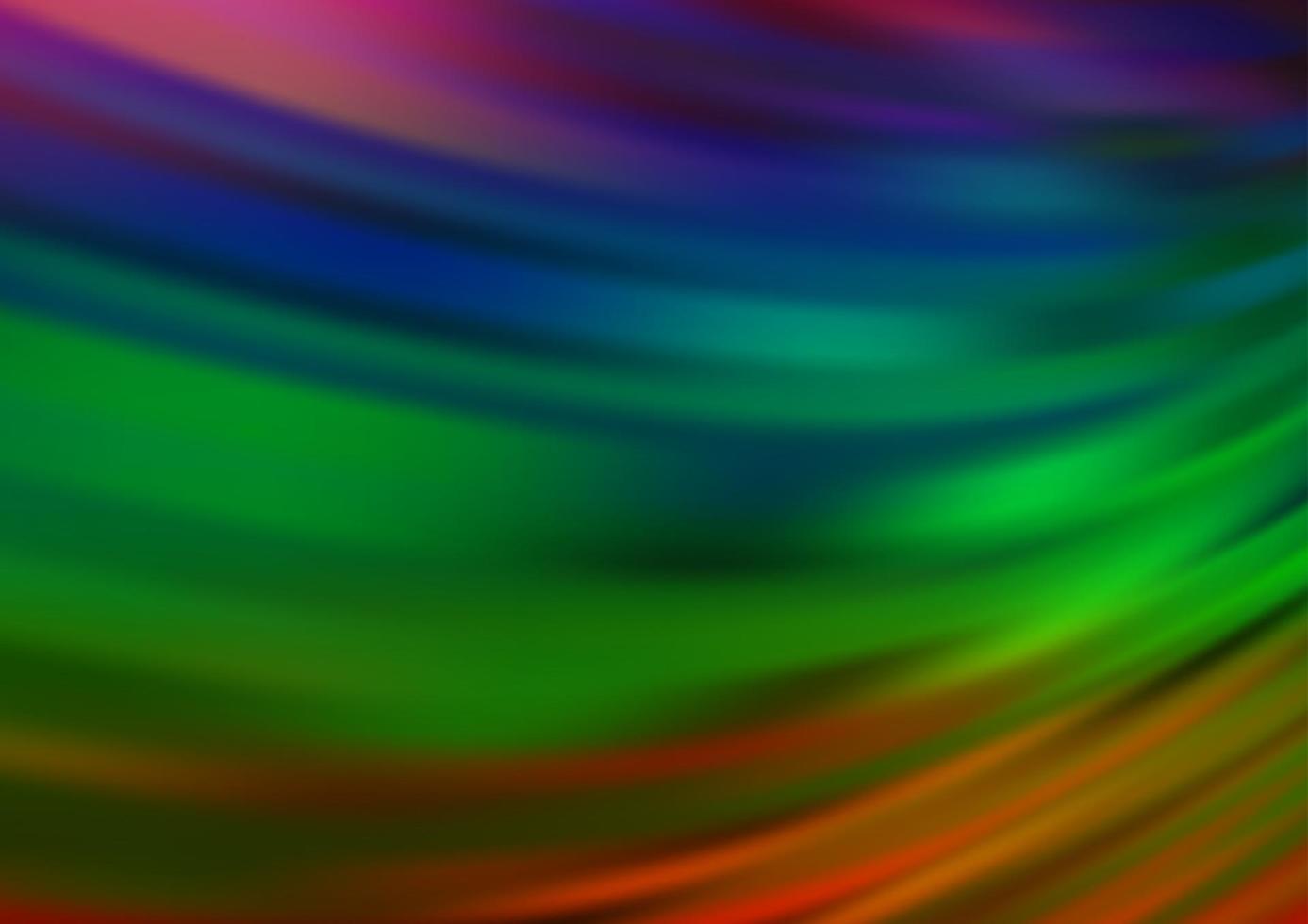 Dark Multicolor, Rainbow vector abstract bright background.