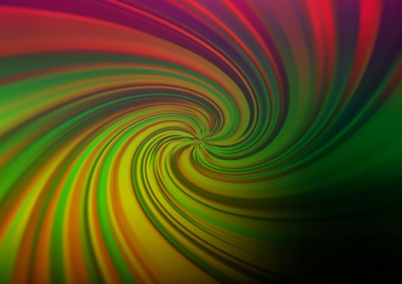 Dark Multicolor, Rainbow vector abstract blurred background.