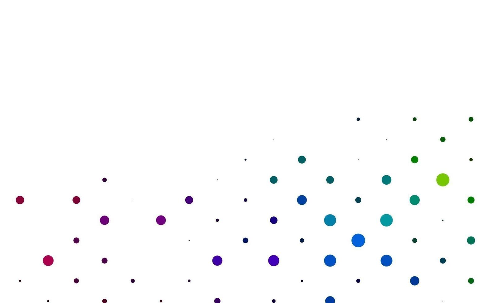 Light Multicolor, Rainbow vector pattern with spheres.