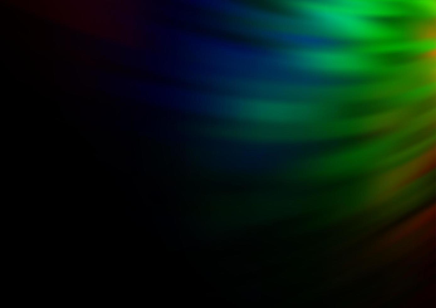 Dark Multicolor, Rainbow vector glossy abstract background.