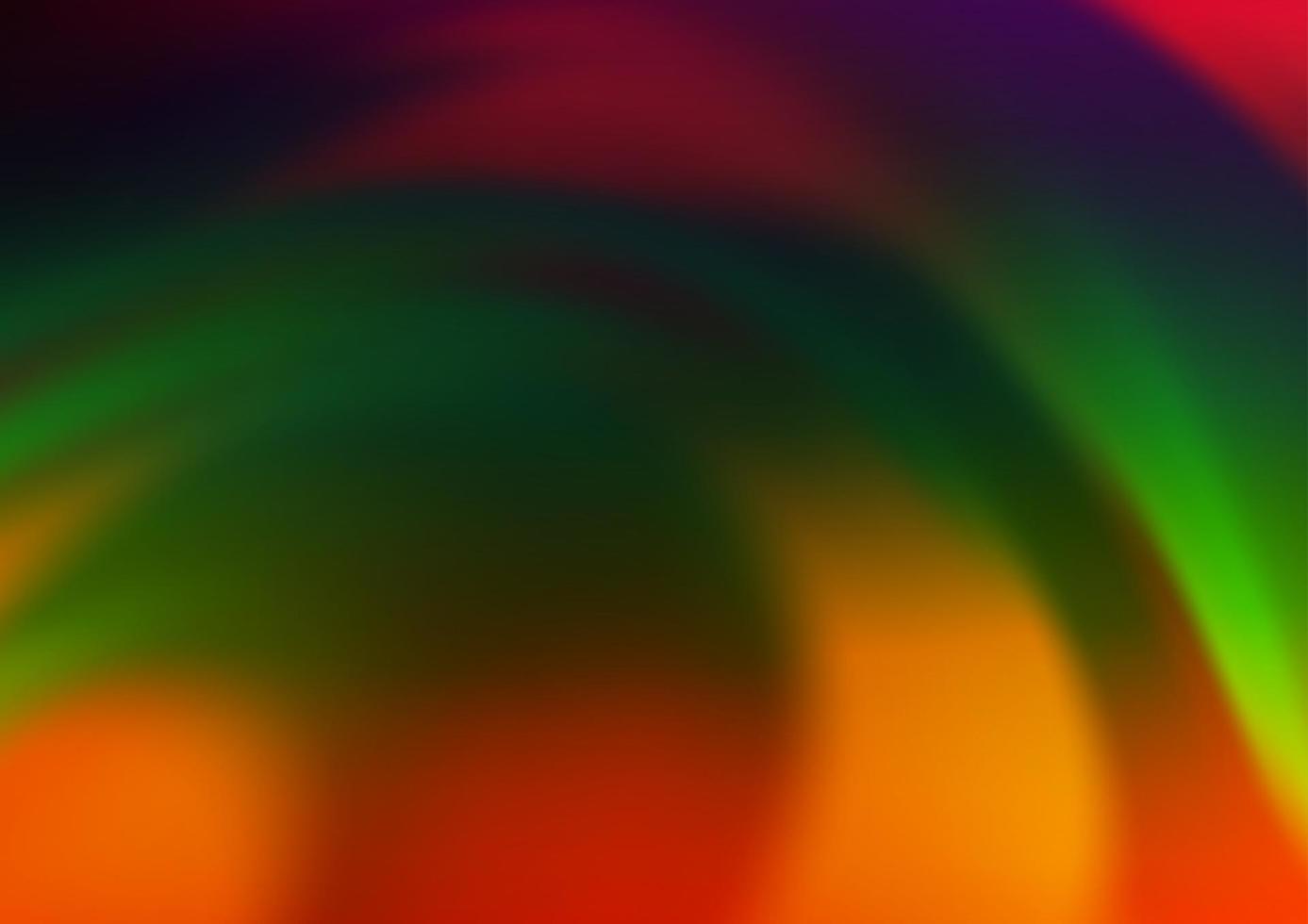 Dark Multicolor, Rainbow vector blurred bright background.