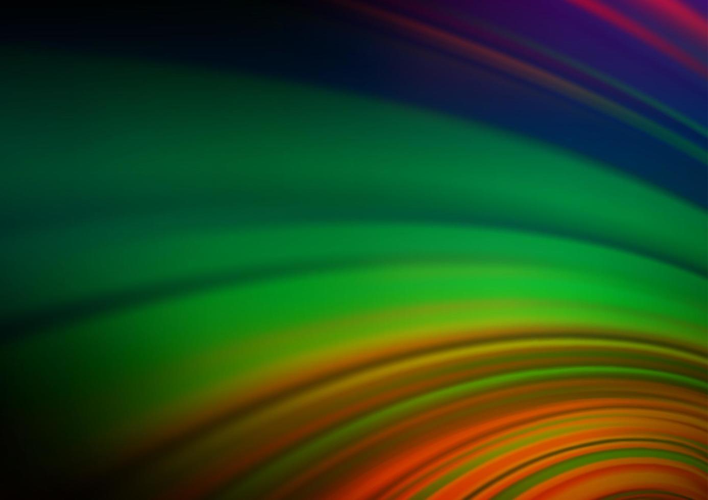 Dark Multicolor, Rainbow vector abstract blurred pattern.