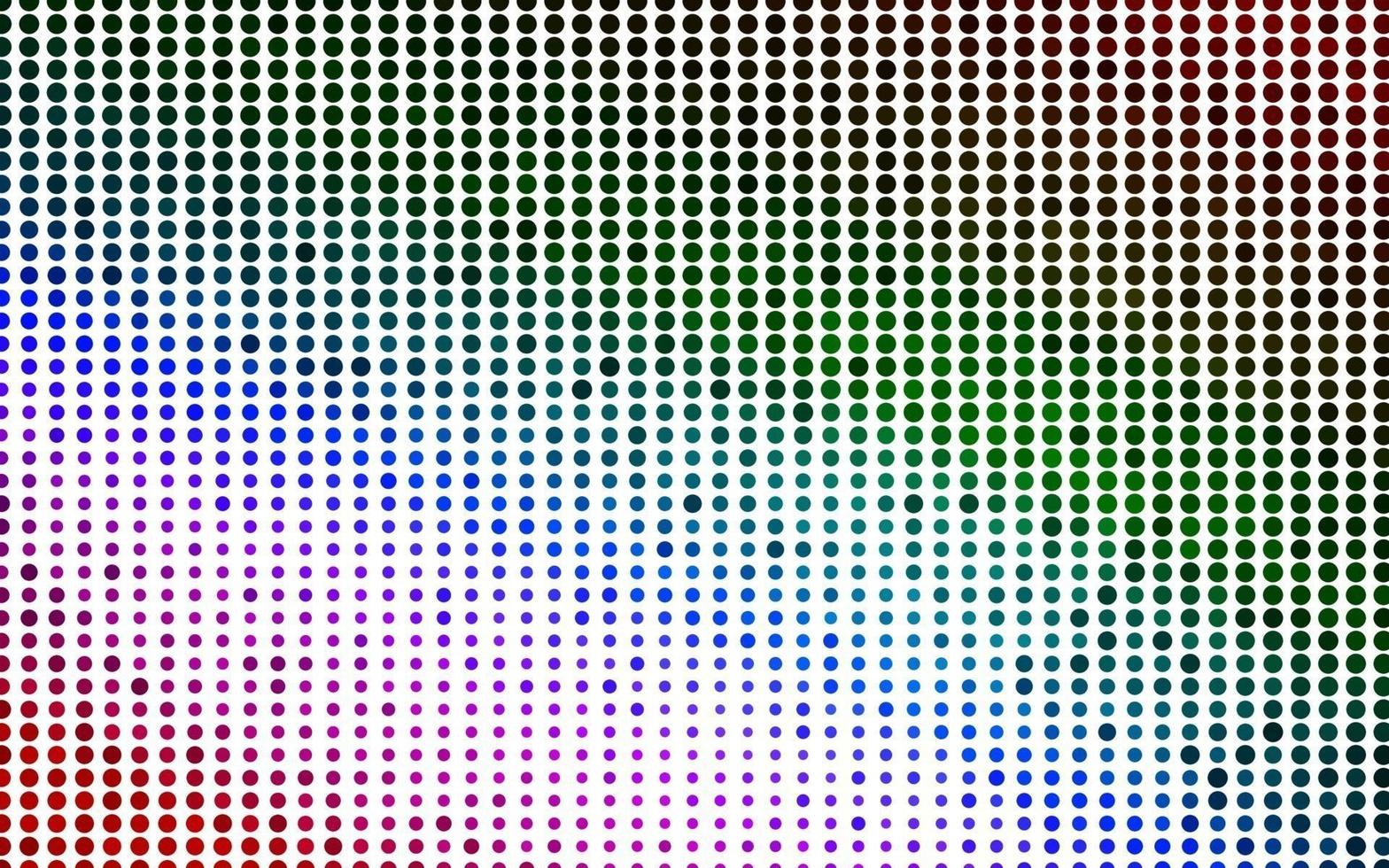 Light Multicolor, Rainbow vector cover with spots.