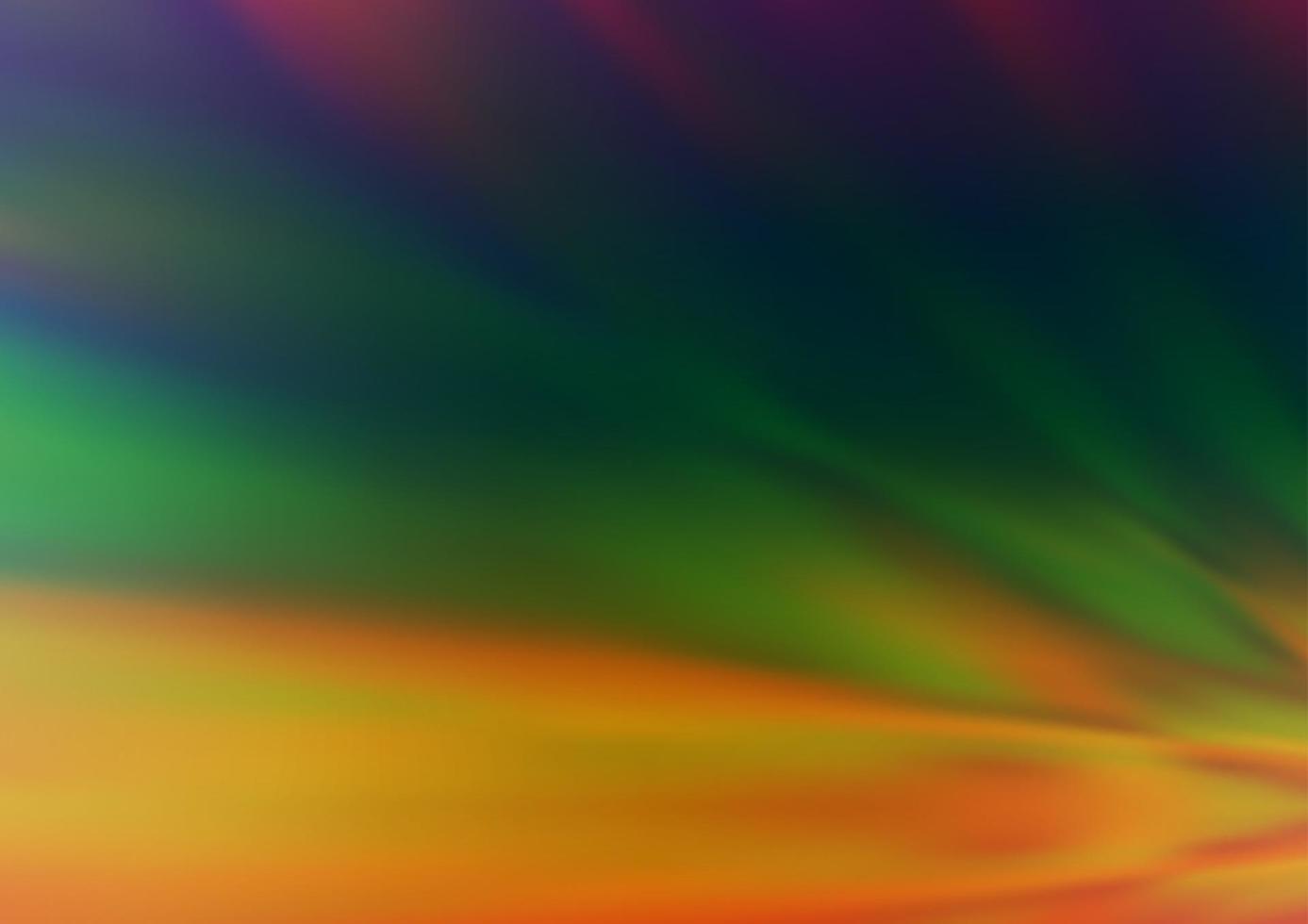 Dark Multicolor, Rainbow vector abstract bright background.