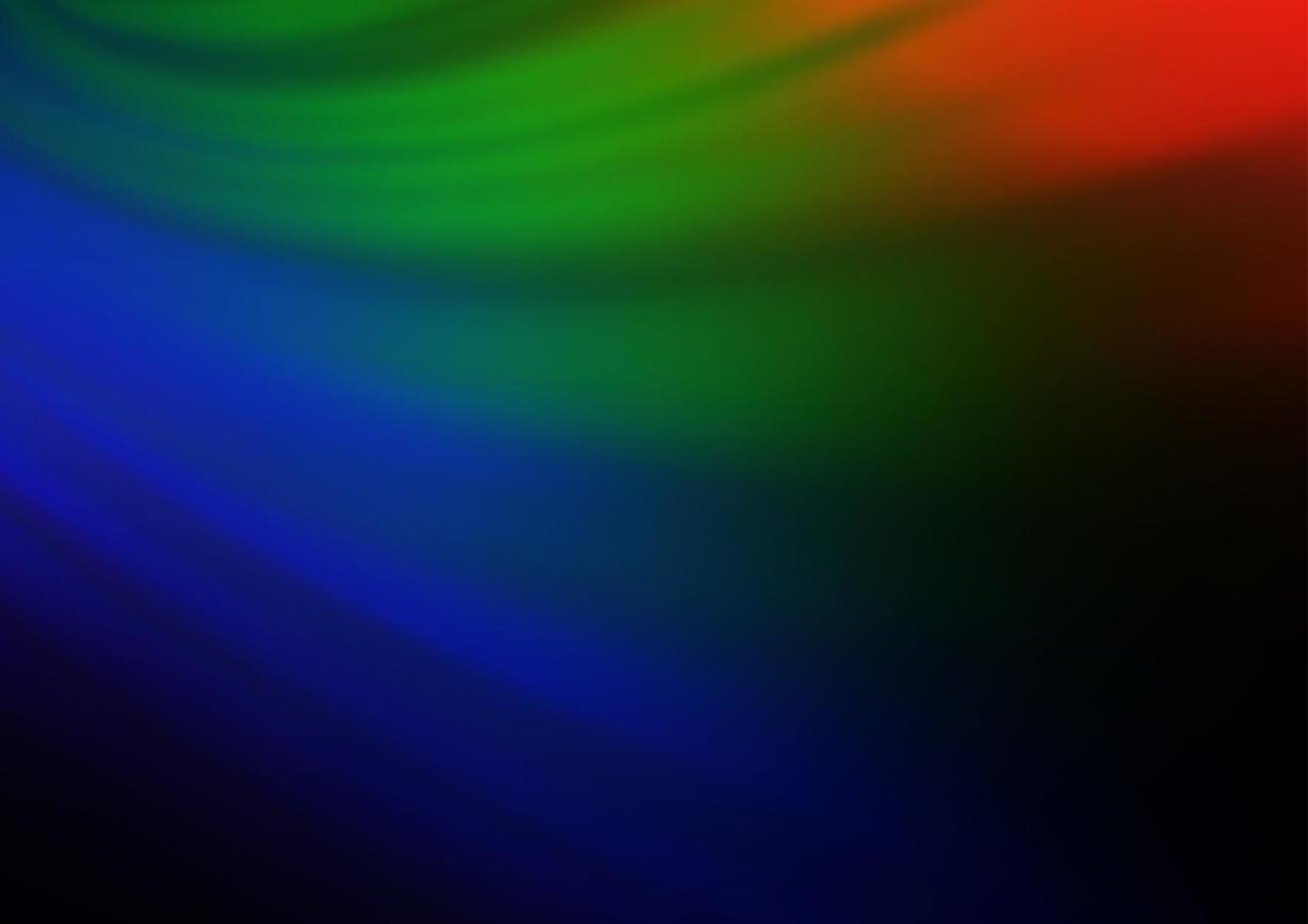 Dark Multicolor, Rainbow vector abstract blurred pattern.