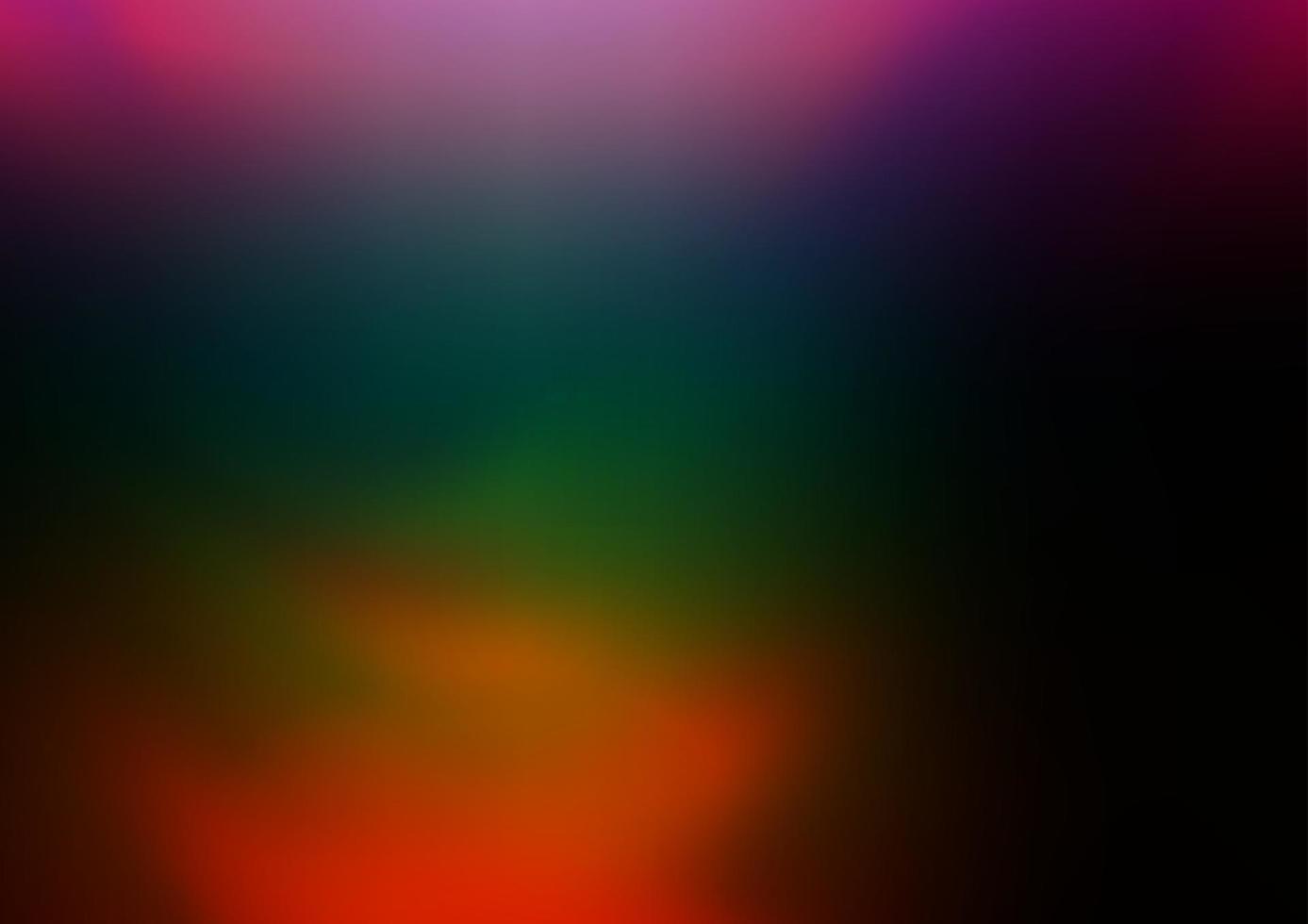 Dark Multicolor, Rainbow vector blurred background.