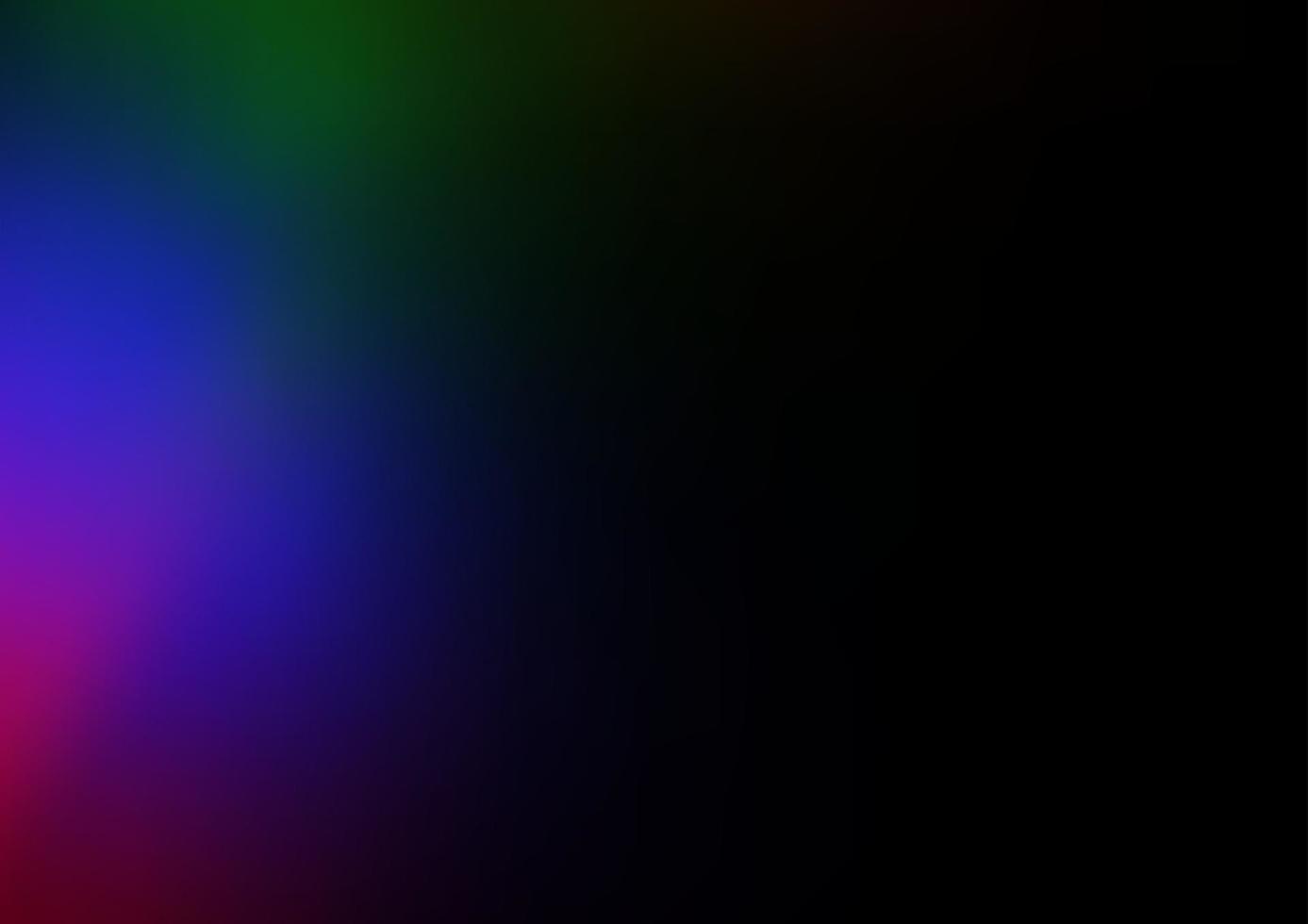 Dark Multicolor, Rainbow vector abstract blurred template.