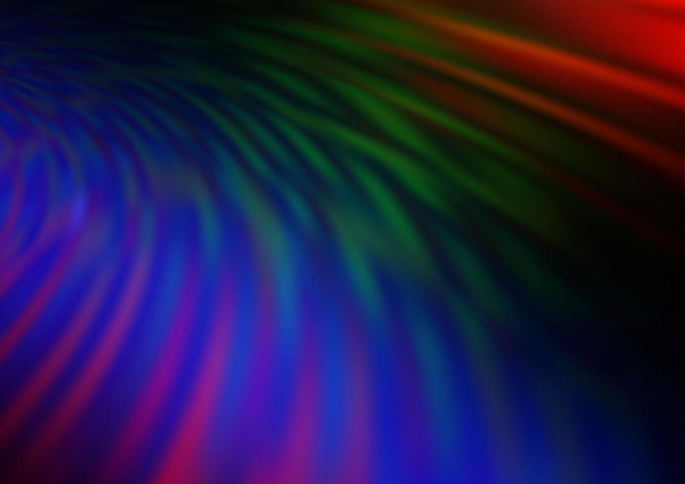 Dark Multicolor, Rainbow vector blurred bright pattern.